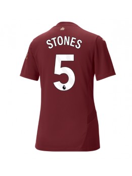 Billige Manchester City John Stones #5 Tredjedrakt Dame 2024-25 Kortermet